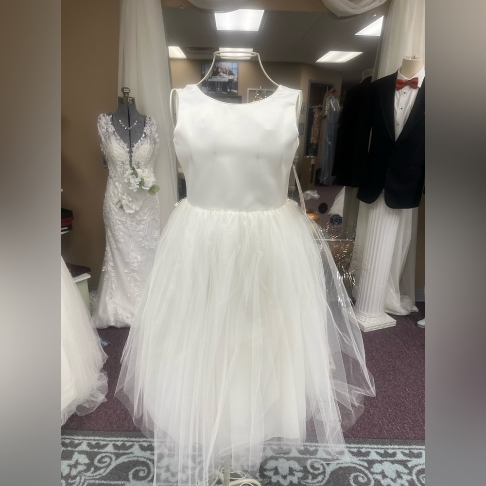 Elegant White Kids Dress